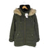 ザラ ZARA フェイクファー シェイプ 中綿ジャケット レディース import:XS