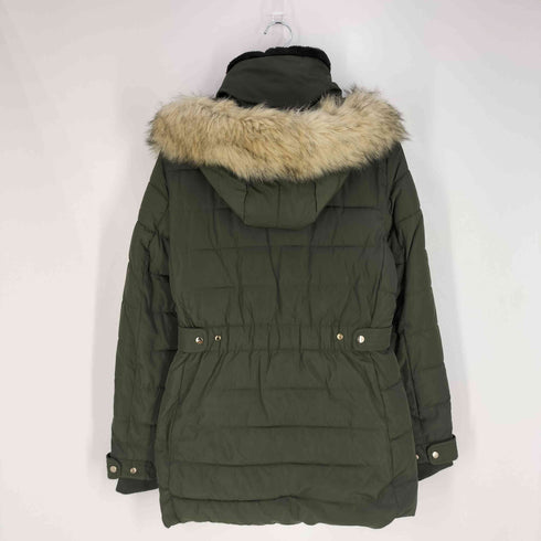 ザラ ZARA フェイクファー シェイプ 中綿ジャケット レディース import:XS