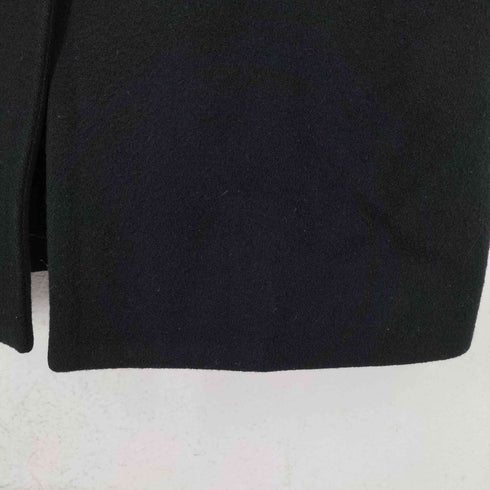 バーニーズニューヨーク BARNEYS NEWYORK ノーカラーウールコート レディース