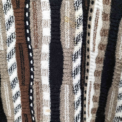 バクラック BACHRACH 総柄 3Dニット メンズ JPN:XL