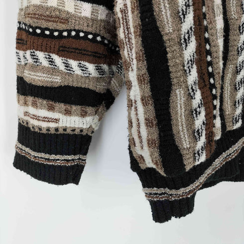 バクラック BACHRACH 総柄 3Dニット メンズ JPN:XL