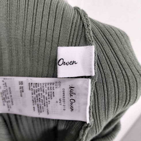 ミラオーウェン Mila Owen 20AW ランダムリブニットスカート レディース JPN:0