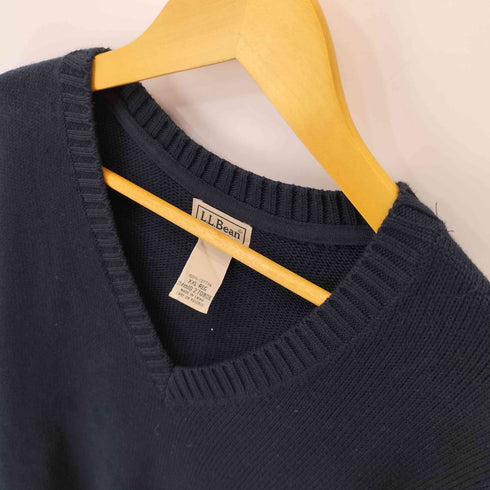エルエルビーン L.L.Bean コットン100% Vネック L/S ニット メンズ JPN:XXL