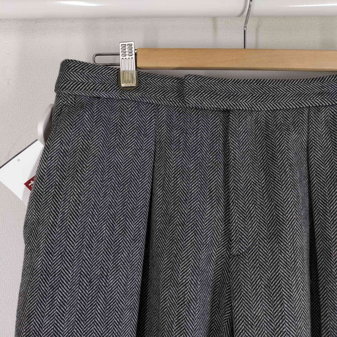 ユニクロシー UNIQLO:C ツイードタックワイドパンツ レディース