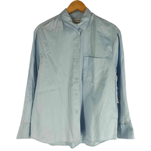 ザラ ZARA 1ポケットプレーンシャツ レディース import:M