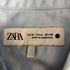 ザラ ZARA 1ポケットプレーンシャツ レディース import:M