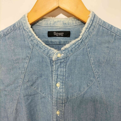 アンダーカバー UNDERCOVER 12AW archive artscabut期 THINK シャンブレー プルオーバー デニムシャツ メンズ JPN:3