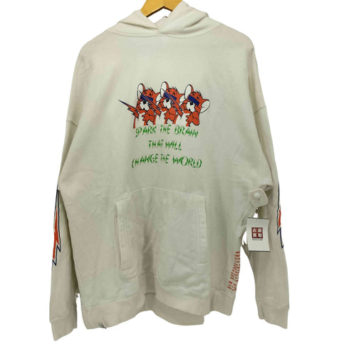 タインダブルプッシュ TAIN DOUBLE PUSH キャラクタープリント プルオーバーパーカー メンズ import:XL