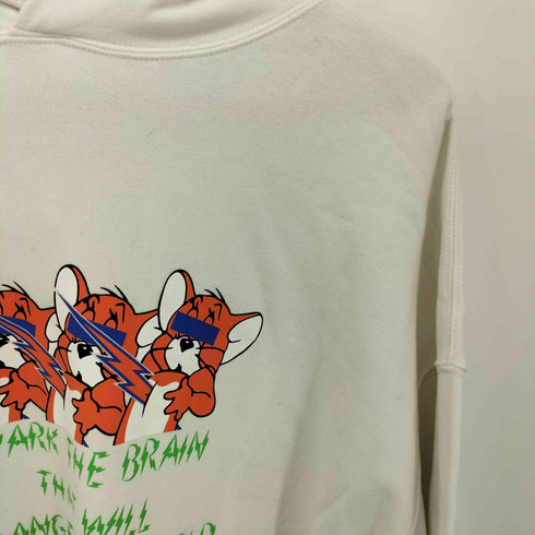 タインダブルプッシュ TAIN DOUBLE PUSH キャラクタープリント プルオーバーパーカー メンズ import:XL