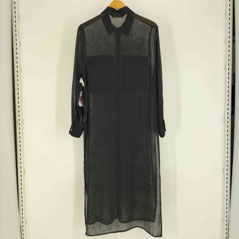 ザラ ZARA 楊柳 シアー ポリ シャツ ワンピース レディース import:S