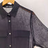 ザラ ZARA 楊柳 シアー ポリ シャツ ワンピース レディース import:S