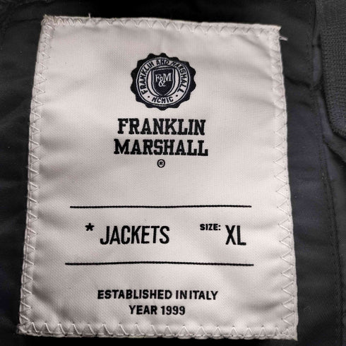 フランクリンマーシャル FRANKLIN&MARSHALL 刺しゅうスタジャン バーシティジャケット メンズ xl