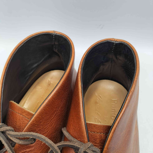 プントピグロ PUNTO PIGRO 別注 イタリア製 2EYE CHUKKA レザー チャッカブーツ メンズ EUR:42