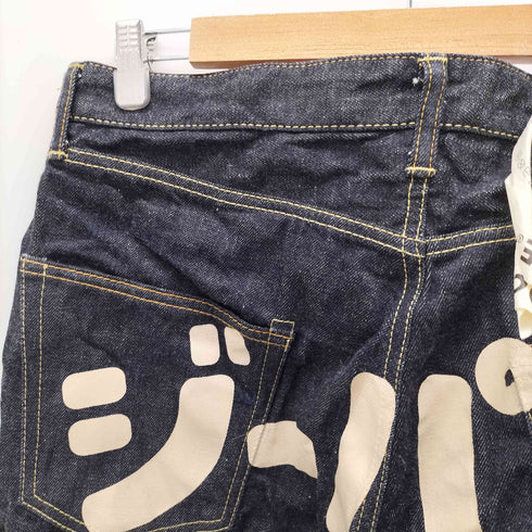 キューン CUNE バックプリントデザインデニムパンツ メンズ 34