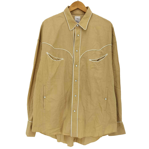 ネーム Name. 17AW TENCEL COTTON WESTERN SHIRT ウエスタンシャツ メンズ JPN:2