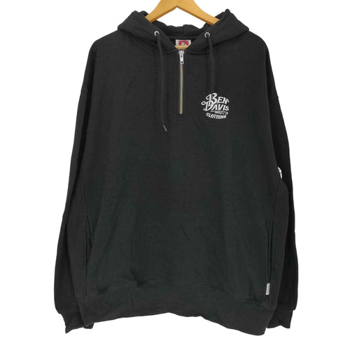 ベンデイビス BEN DAVIS CLASSIC LOGO バック刺繍ロゴ ハーフジップスウェットパーカー メンズ XL