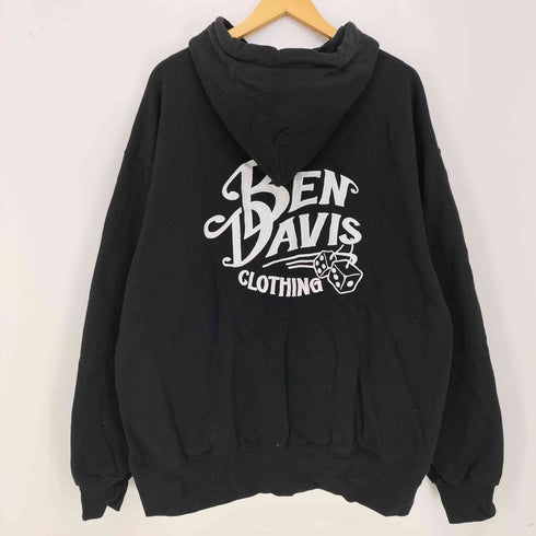 ベンデイビス BEN DAVIS CLASSIC LOGO バック刺繍ロゴ ハーフジップスウェットパーカー メンズ XL