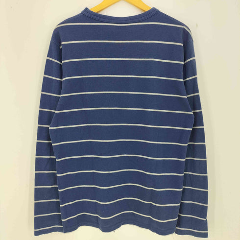 ラコステ LACOSTE SLIM FIT ボーダー クルーネック 鹿の子Tシャツ メンズ 7