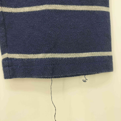 ラコステ LACOSTE SLIM FIT ボーダー クルーネック 鹿の子Tシャツ メンズ 7