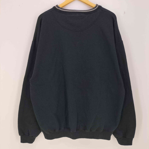 HEAD WATERS 90s 狼 刺繍 リブライン オーバーサイズ スウェット メンズ JPN:XL