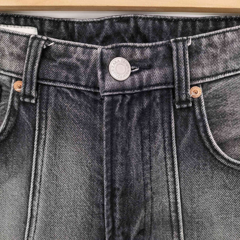 ザラ ZARA ウォッシュド グラデーション 裾クラッシュ フレアデニム メンズ 40