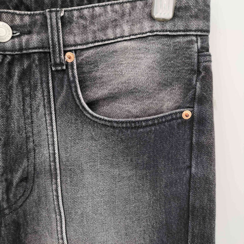 ザラ ZARA ウォッシュド グラデーション 裾クラッシュ フレアデニム メンズ 40