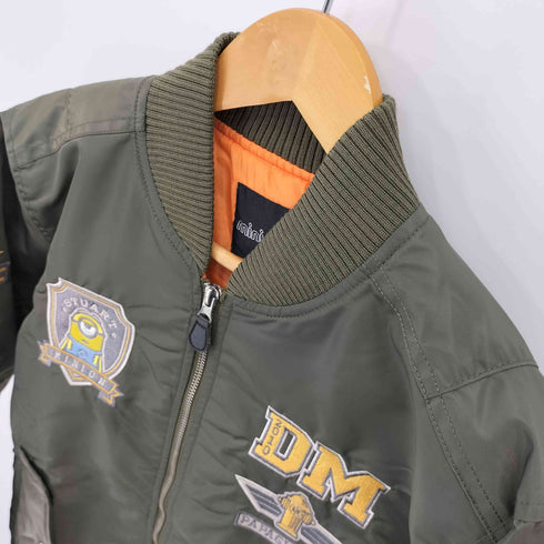 MINIONS キャラクターワッペン MA-1 ボンバージャケット メンズ JPN:M