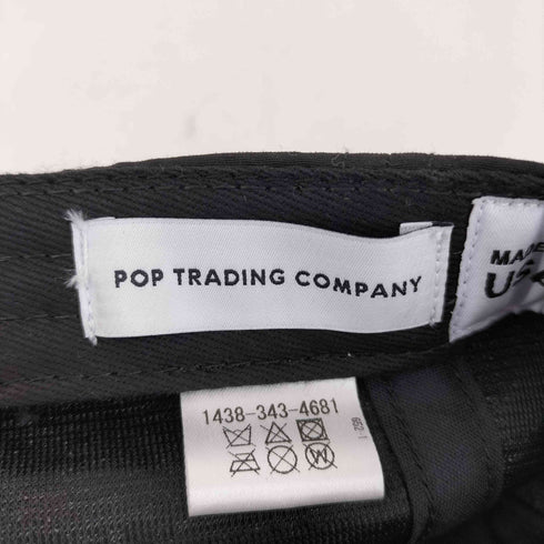 ポップトレーディングカンパニー POP TRADING COMPANY 別注 Pop Japan Exclusive O Sixpanel Hat Black メンズ