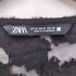 ザラ ZARA TEXTURED BLOUSE WITH GOLDEN BUTTON DETAIL テクスチャー ブルゾン 花柄 シアー カーディガン レディース import:M
