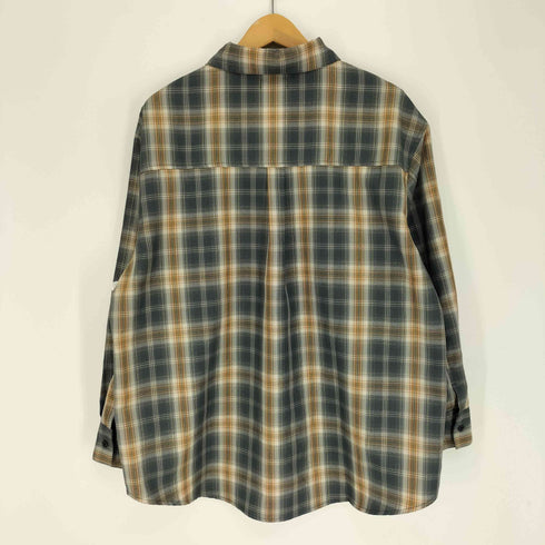 セダクル sedacle SAVE ワッペン ラメ オンブレ チェック シャツ 韓国 メンズ import:M