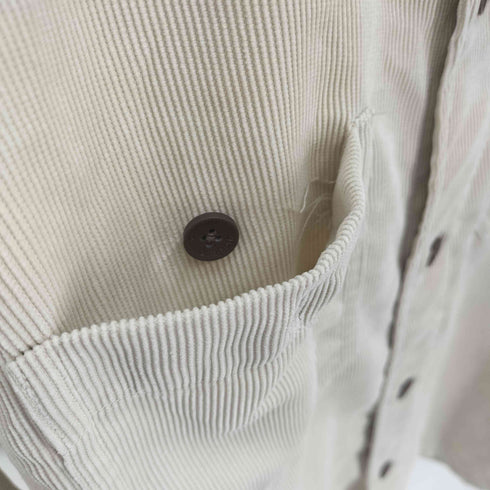 ディッキーズ Dickies 襟 カモ 迷彩柄 コーデュロイ 2ポケット ワーク シャツ メンズ LL
