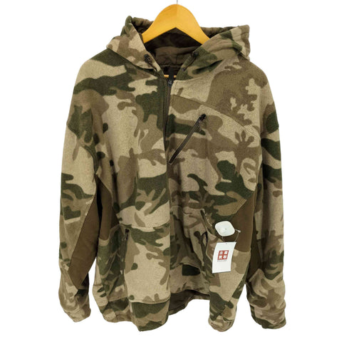 カベラス Cabelas 迷彩 フリース ジップアップパーカー メンズ 3XL