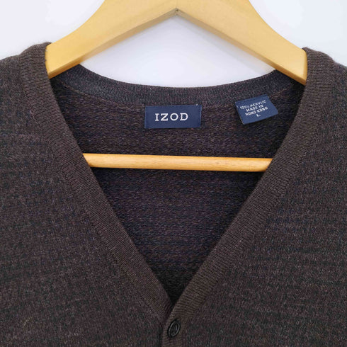 アイゾッド IZOD 香港製 アクリルカーディガン メンズ import:L