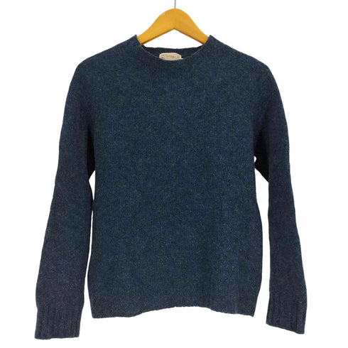 インバーアラン INVERALLAN 英国製 Authentic Knitwear ミックスカラー クルーネック ニット セーター レディース UK:38