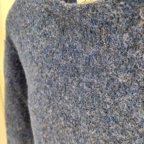 インバーアラン INVERALLAN 英国製 Authentic Knitwear ミックスカラー クルーネック ニット セーター レディース UK:38