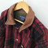 ノーティカ NAUTICA 90S 襟レザー グレンチェックウールジャケット メンズ import:L
