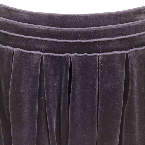フォクシーニューヨーク FOXEY NEW YORK VELOUR NIOR ベロア タック フレアスカート レディース EUR:38