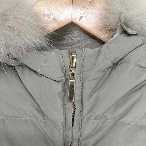 エスマックスマーラ S Max Mara MADE IN ITALY 襟ファーダウンベスト レディース 38