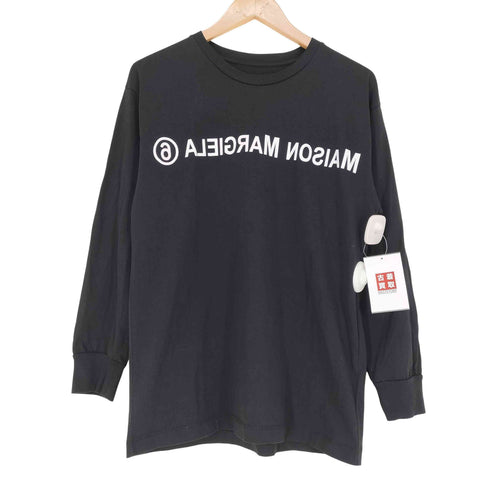 エムエムシックスメゾンマルジェラ MM6 Maison Margiela 21AW 反転ロゴ長袖カットソー レディース 12