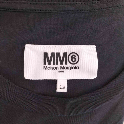 エムエムシックスメゾンマルジェラ MM6 Maison Margiela 21AW 反転ロゴ長袖カットソー レディース 12