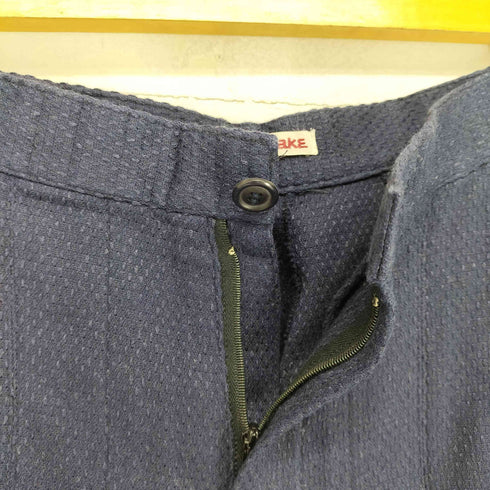 イッセイミヤケ ISSEY MIYAKE 70S~ 刺し子柄 フロントプリーツパンツ レディース 7