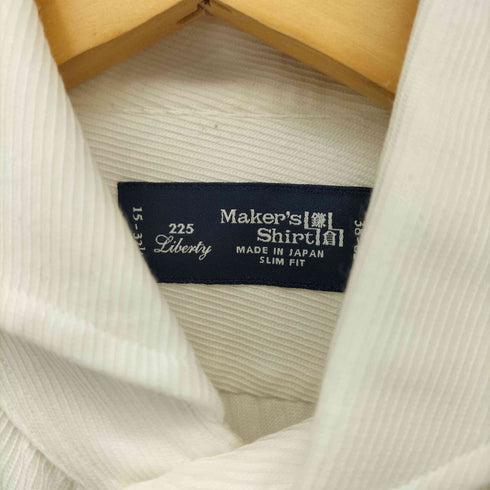 メーカーズシャツカマクラ Makers Shirt 鎌倉 日本製 SLIM FIT L/S コットンシャツ メンズ 15-32 1/3