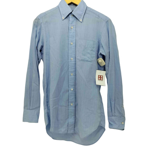 メーカーズシャツカマクラ Makers Shirt 鎌倉 日本製 ヘリンボーン ストライプ L/S BDシャツ メンズ 15-32 1/3