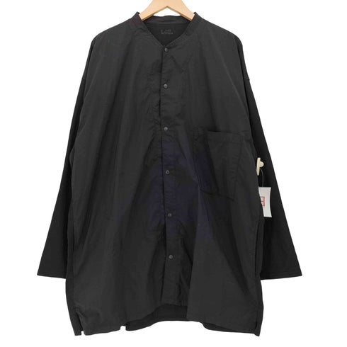 ムジラボ MUJI labo バンドカラー オーバーサイズ L/S シャツ メンズ L-XL