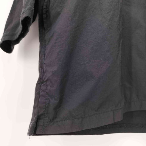 ムジラボ MUJI labo バンドカラー オーバーサイズ L/S シャツ メンズ L-XL
