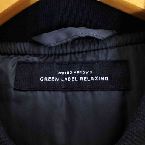 ユナイテッドアローズグリーンレーベルリラクシング UNITED ARROWS green label relaxing SCタッサーシンサレート フライトジャケット メンズ JPN:M