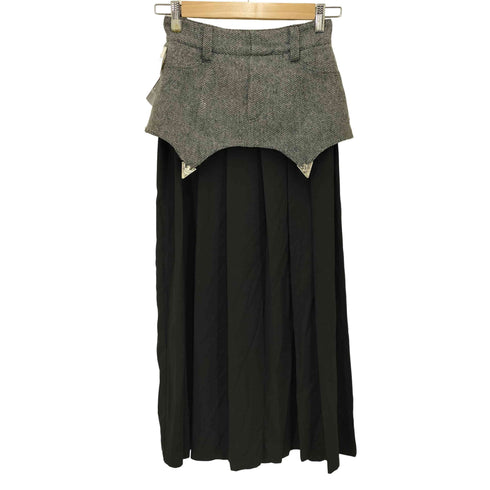 パメオポーズ Pameo Pose Herringbone Pleated Skirt レディース JPN:S