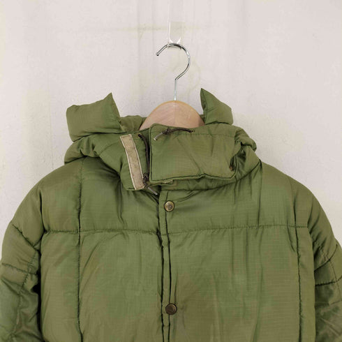 エディーバウアー Eddie Bauer 黒タグ前期 リップストップ カラコラム ダウンジャケット メンズ import:S