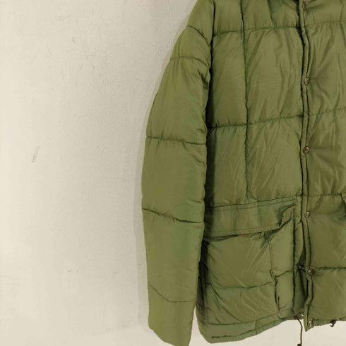 エディーバウアー Eddie Bauer 黒タグ前期 リップストップ カラコラム ダウンジャケット メンズ import:S