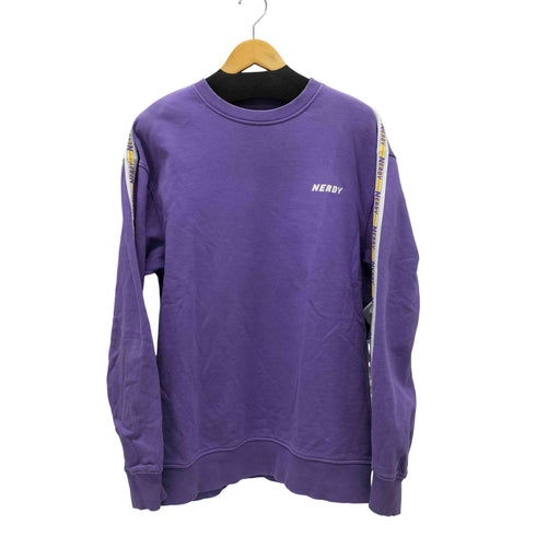 ノルディー nerdy テープロゴスウェットプルオーバー Big N Tape Sweatshirt メンズ JPN:M